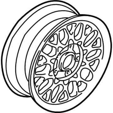 BMW 36-11-1-093-529 Light Alloy Rim