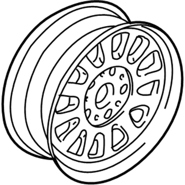 BMW 36-11-1-093-463 Alloy Rim Casted