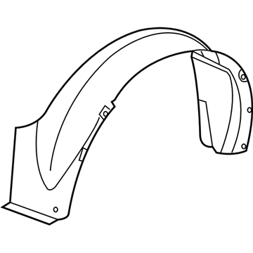 GM 15283018 Fender Liner