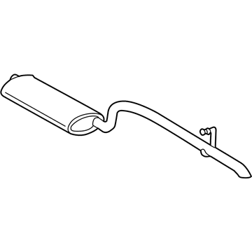 Mopar 52080335AB MUFFLER-Exhaust