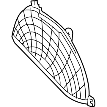 BMW 64-54-8-361-937 Upper Protection Grid For Additional Fan