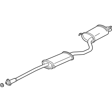 Acura 18030-S3V-A04 Muffler Set, Exhaust