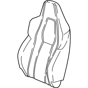 Honda 81527-TBF-A01 Pad, Left Front Seat-Back