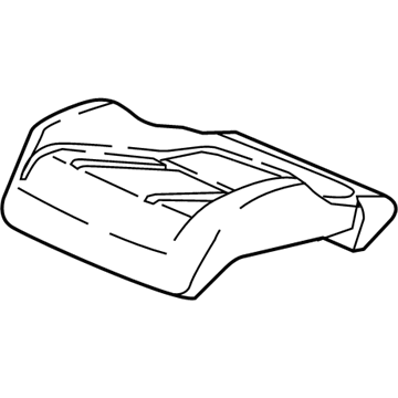 Honda 81537-TBF-A01 Pad, Left Front Seat Cushion