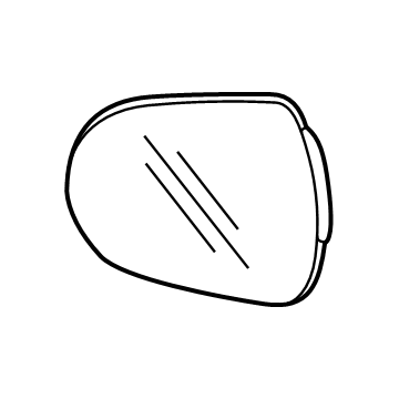 GM 42779379 Mirror Glass