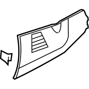 Hyundai 84690-1E000-OR Cover Assembly-Console Side, RH
