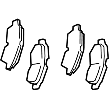 Toyota 04465-02240 Front Pads