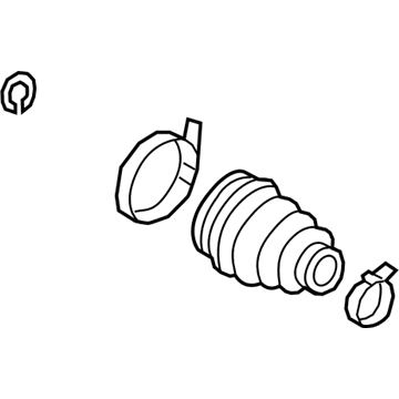 Nissan C9241-JA02A Repair Kit-Dust Boot, Outer