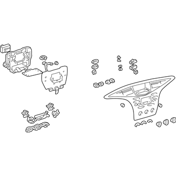 Toyota 55930-47040-B0 Dash Control Unit