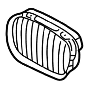 BMW 51-13-7-005-837 Grille Left