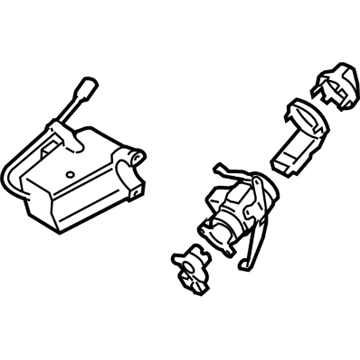 Lexus 45002-50021 Actuator & Switch Set, Steering Lock