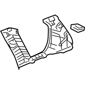 Toyota 62480-0R020-B0 Upper Quarter Trim