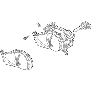 BMW 63-17-6-900-221 Fog Lights, Left
