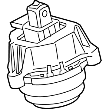 BMW 22-11-6-860-463 Engine Mount Left