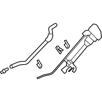 Nissan 17221-9FU0C Tube Assy-Filler