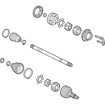 GM 20817951 Axle Assembly