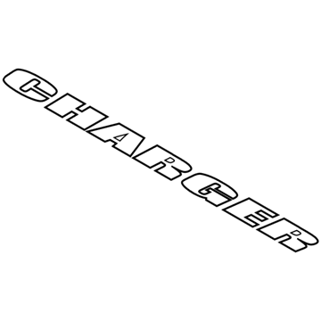 Mopar 4806234AA NAMEPLATE-DECKLID
