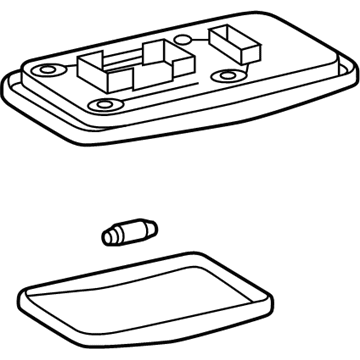 Lexus 81240-12060-P0 Lamp Assembly, Dome