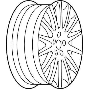 GM 19149986 Wheel Rim Kit, Aluminum