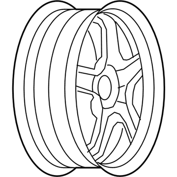 GM 19149985 Wheel, Alloy