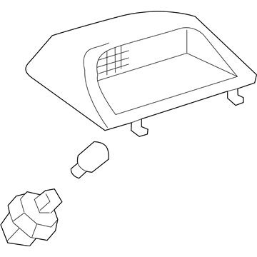 Lexus 81570-50030-C0 Lamp Assy, Center Stop