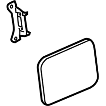 Ford 8A5Z-54405A26-A Fuel Door