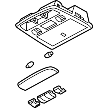 Hyundai 92800-2C000-LK Overhead Console Lamp Assembly