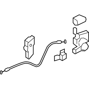 Ford 9L1Z-78264A00-A Latch Assembly