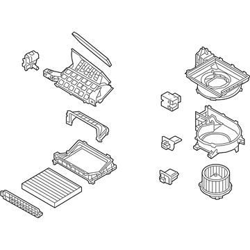 Kia 97207H9200 Blower Unit