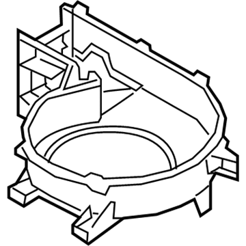 Kia 97112H9000 Case-Blower, Lower