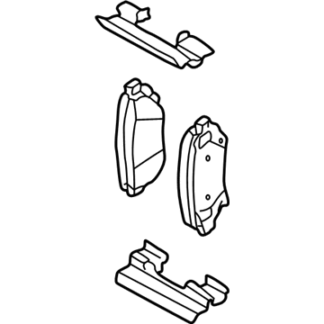 GM 20932123 Pad Kit-Front Disc Brake