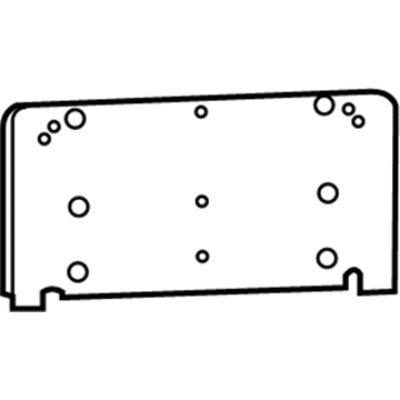Mopar 5109628AA Pad-License Plate Mounting