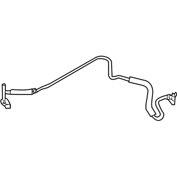 BMW 17-22-2-283-584 Transmission Oil Cooler Line, Flow