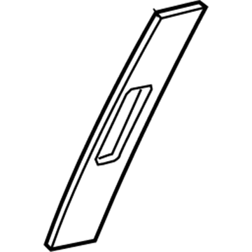 Honda 81462-T5A-J00ZB Cover, Slider *NH882L* (PLATINUM GRAY)
