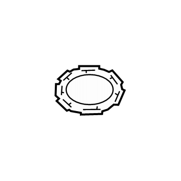 Nissan 17343-4KH0A Plate-Lock, Fuel Gauge