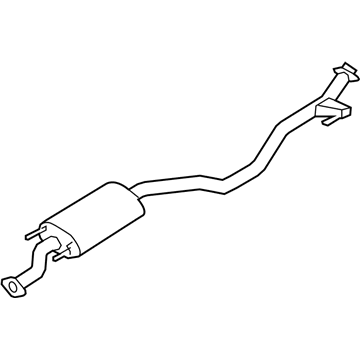 Nissan 20300-1AA2A Exhaust, Sub Muffler Assembly