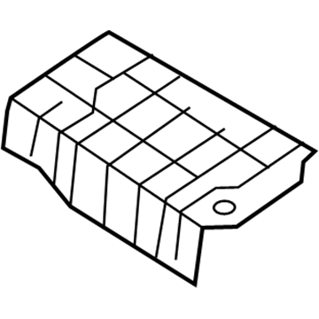 Nissan 74762-1AA0A INSULATOR-Heat, Rear Floor