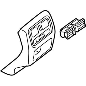 Infiniti 96931-9NB2B Finisher-Console