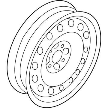 GM 9593686 Wheel, Spare