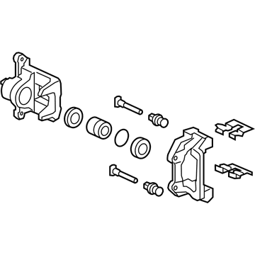 Honda 43019-TGS-A01 CALIPER SUB-ASSY