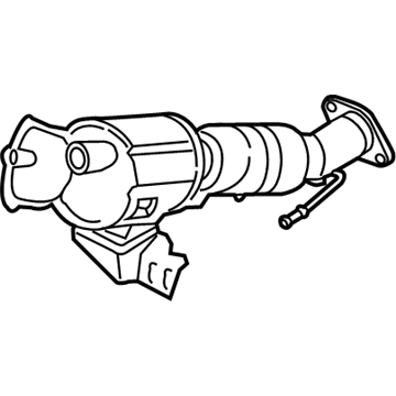 Ford EV6Z-5E212-A Converter & Pipe