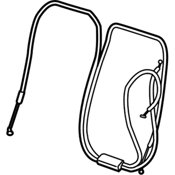 Honda 82631-TK8-A01 Cable A, L. RR. Seat Reclining