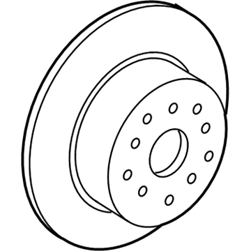 Lexus 42431-30330 Disc, Rear