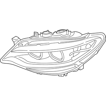 BMW 63-11-7-304-473 Left Headlight