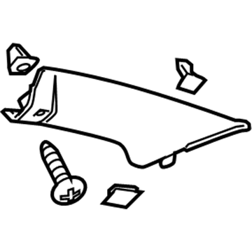 GM 15779114 Molding Asm-Windshield Side Upper Garnish *Light Ttnum