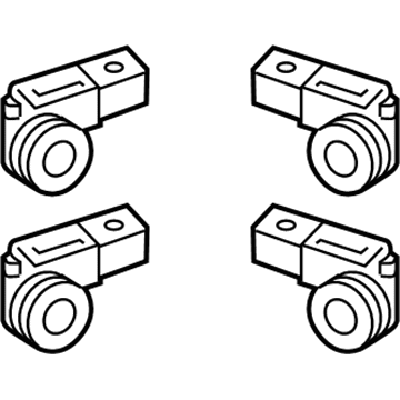 Honda 08V67-SWA-1Q0J Back Up Sensors (Urban Titanium Metallic-Exterior)