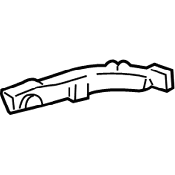 Honda 71586-S9V-A00 Spacer, L. RR. Bumper