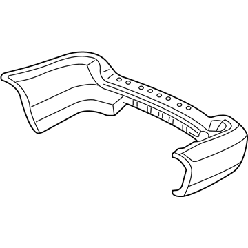 Honda 04715-S9V-A91ZZ Face, Rear Bumper (Dot)