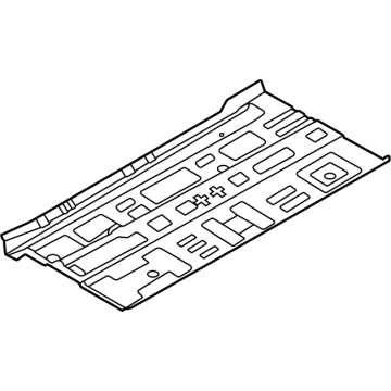 Hyundai 65121-AA000 Panel Assembly-Center Floor Side, R