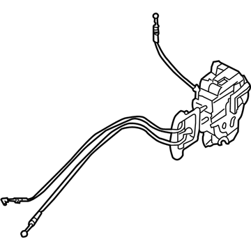 Nissan 80500-7Y00A Front Right (Passenger-Side) Door Lock Actuator